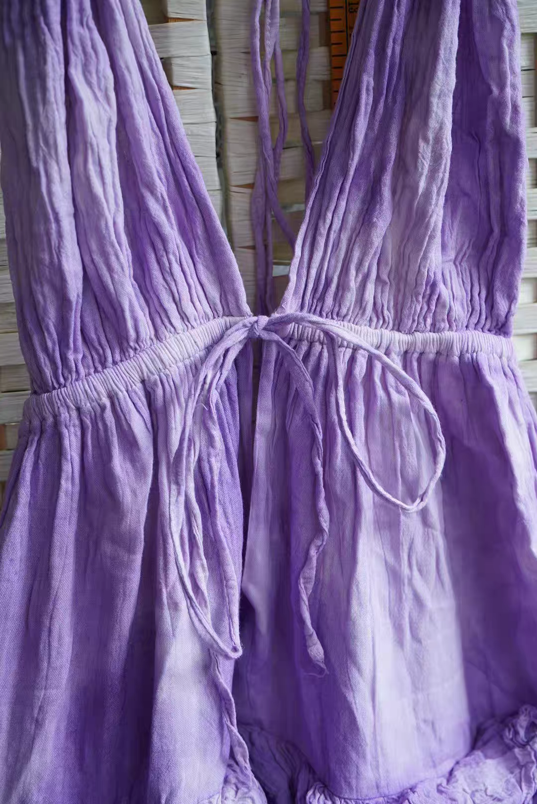OCEANA RUFFLE DRESS - PURPLE