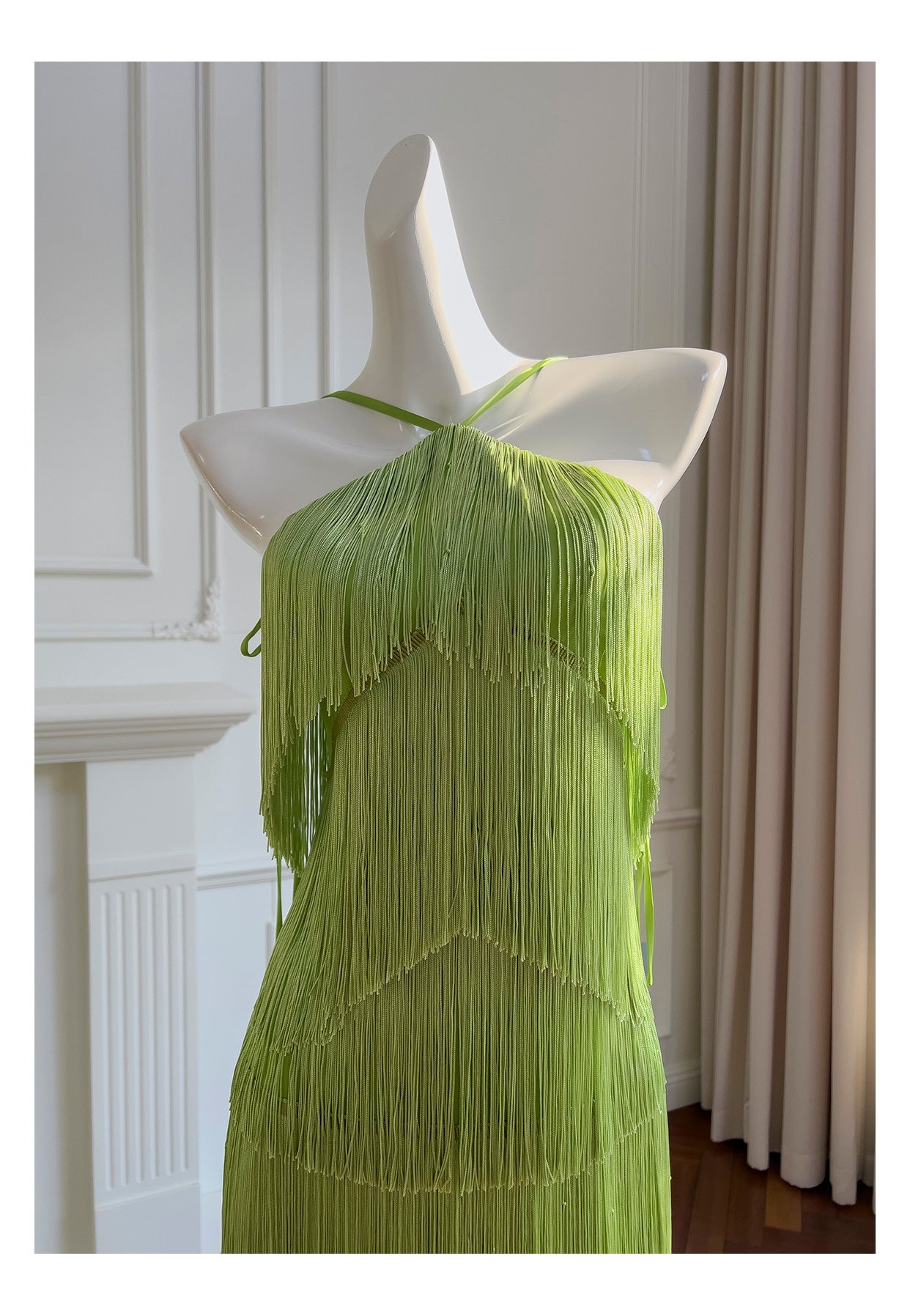 VERDE CASCADE DRESS