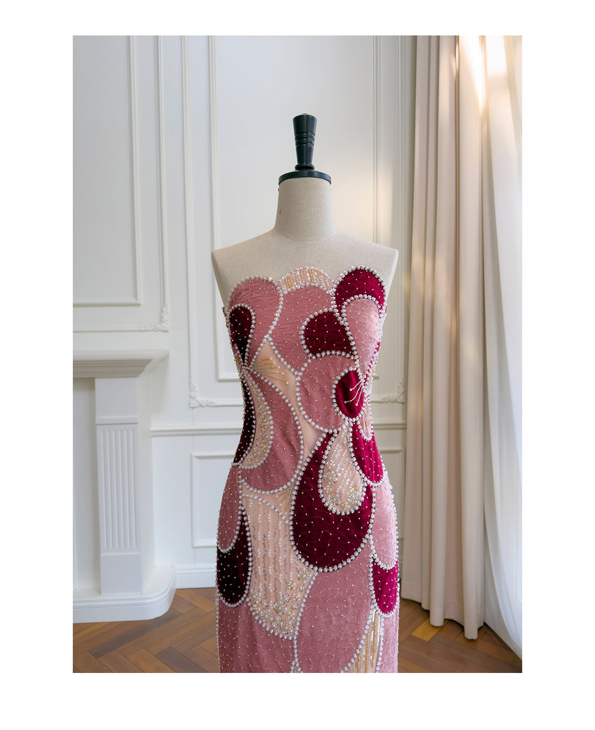 THE AMORETTE BEADED DRESS