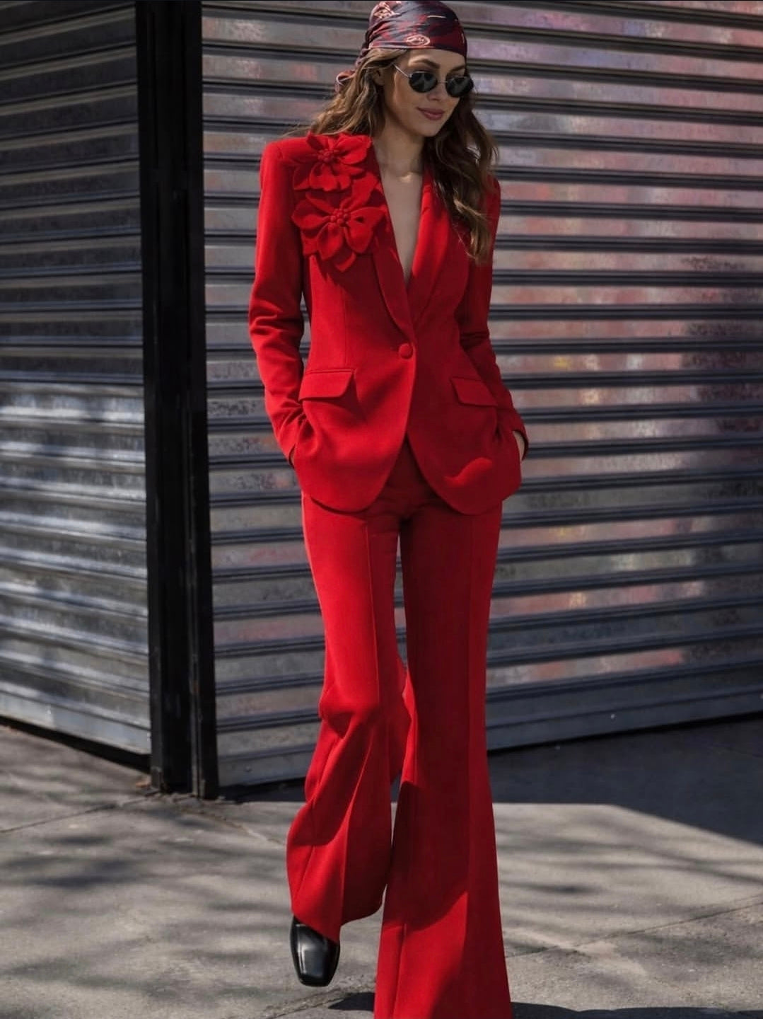 SCARLET BLOOM SUIT