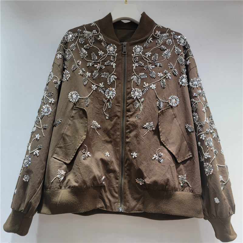 THE VERONA EMBELLISHED BOMBER