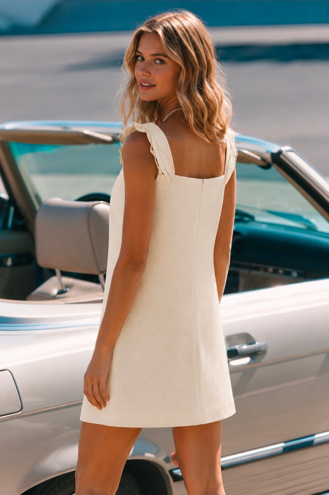 BOTANICAL MUSE DRESS - IVORY
