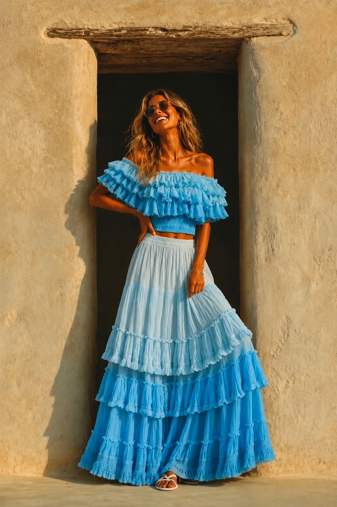 OCEAN WHISPER SET - SKIRT