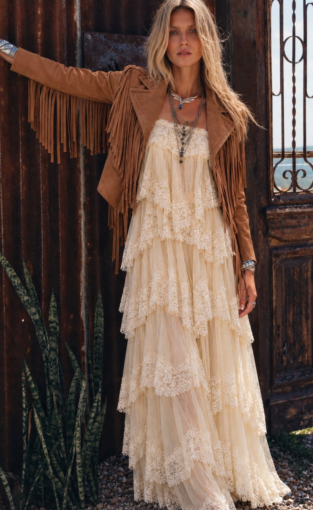 THE DAKOTA GENUINE SUEDE FRINGE JACKET
