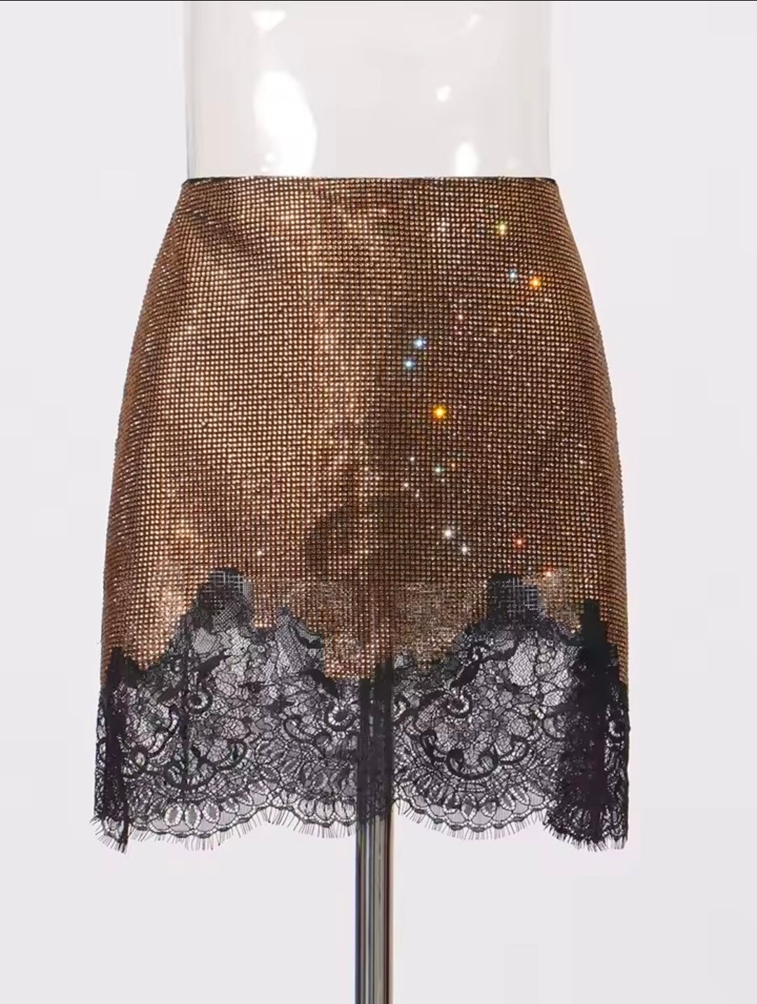 MIDNIGHT GOLD SKIRT