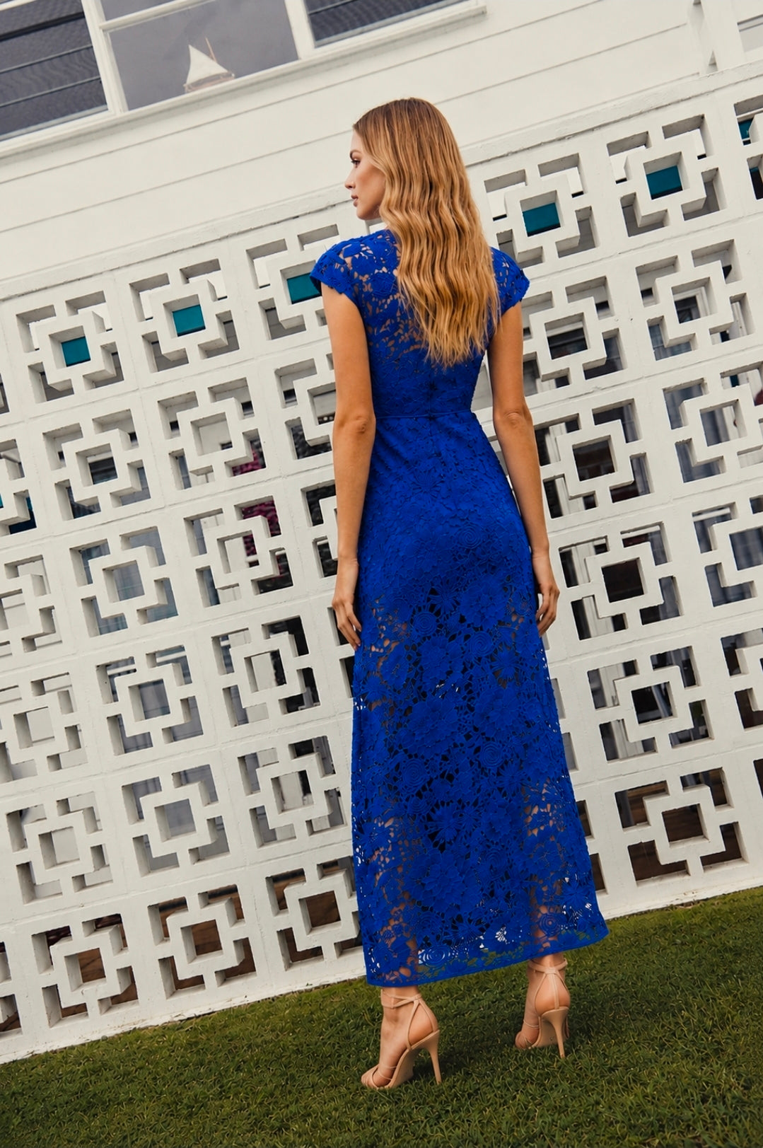 THE SAPPHIRE BLOOM DRESS