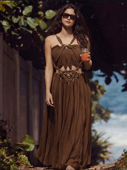 THE BRONZE GODDESS DRESS