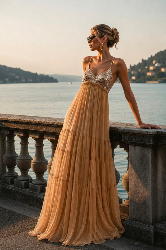 IT GIRL IN GOLD MAXI