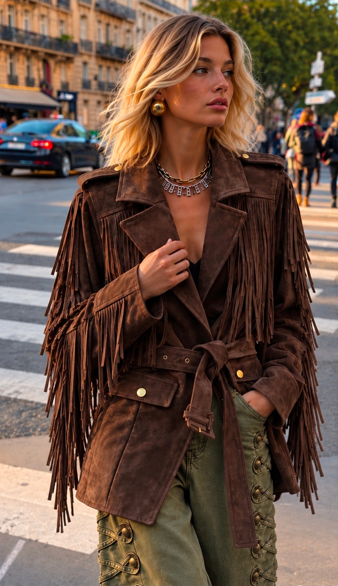 RIDE WITH ME GENUINE SUEDE JACKET