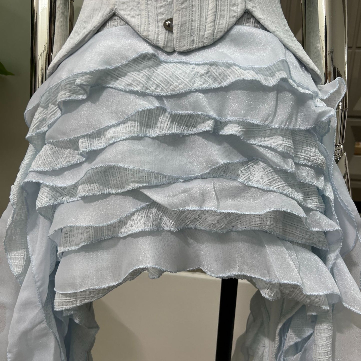 AVELINE RUFFLE SET - BLUE