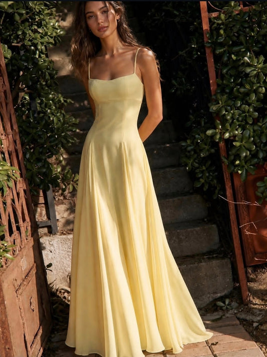SOFT POWER DRESS - YELLOW