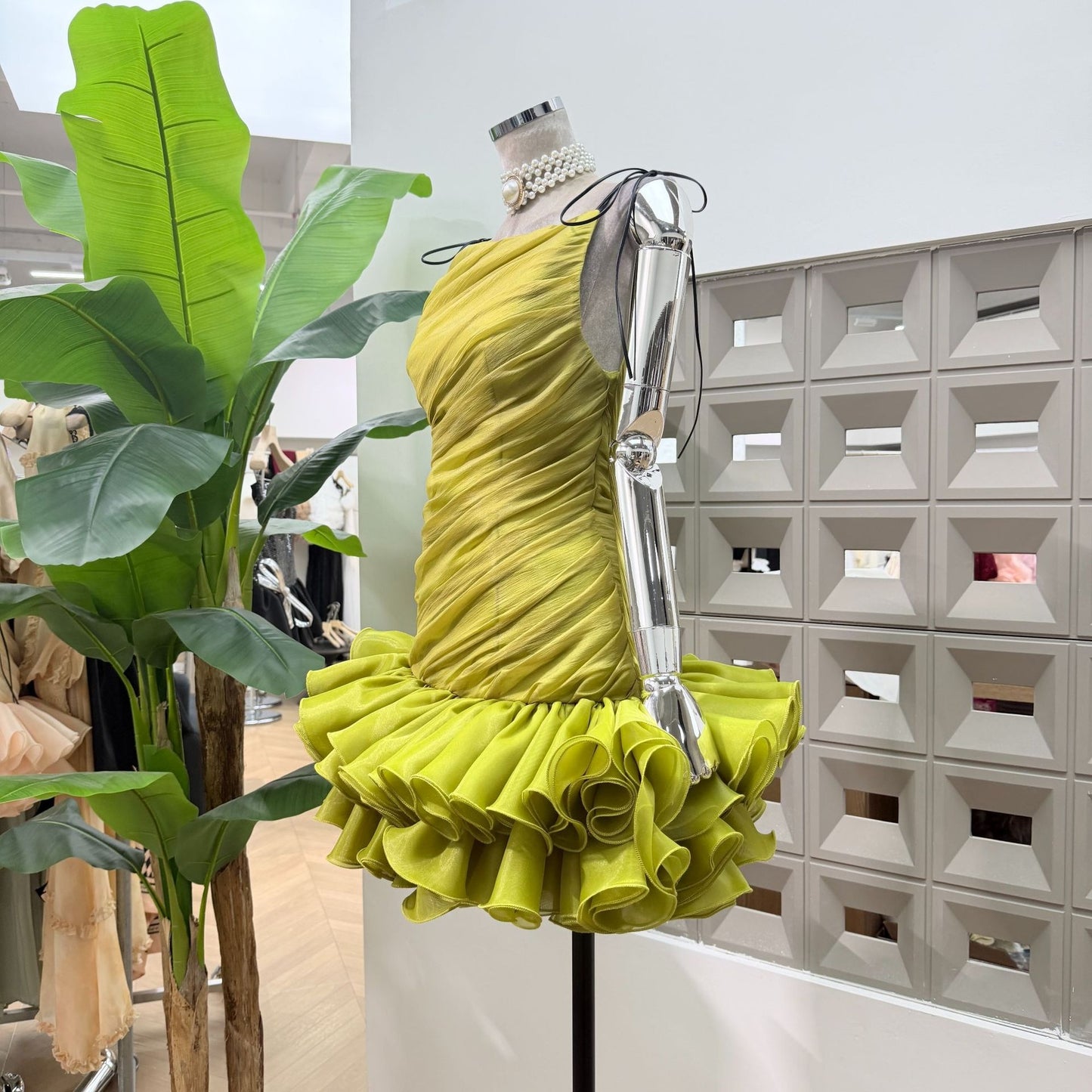 THE RIVIERA MUSE DRESS - GREEN