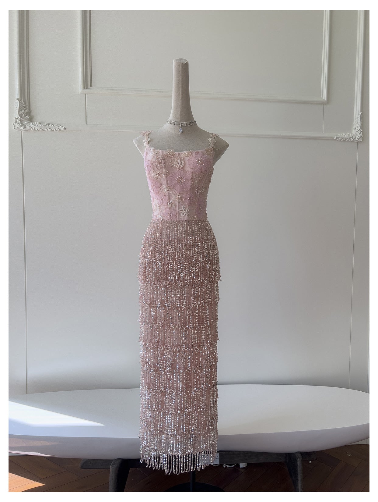 VELOURA FRINGE DRESS