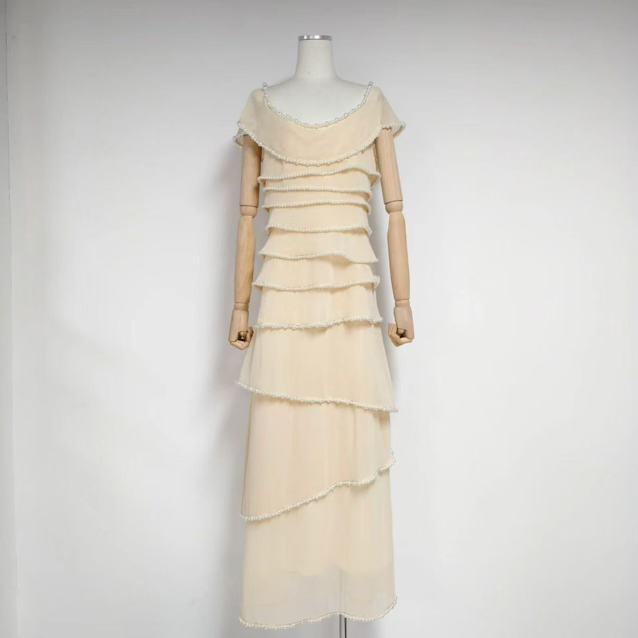 PEARL CASCADE DRESS