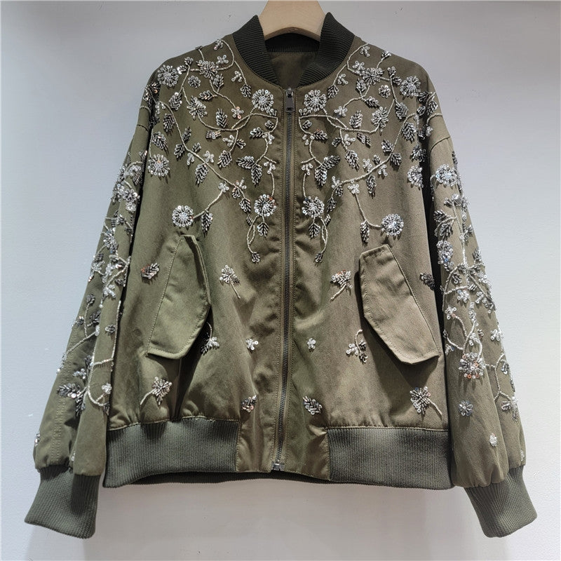 THE VERONA EMBELLISHED BOMBER