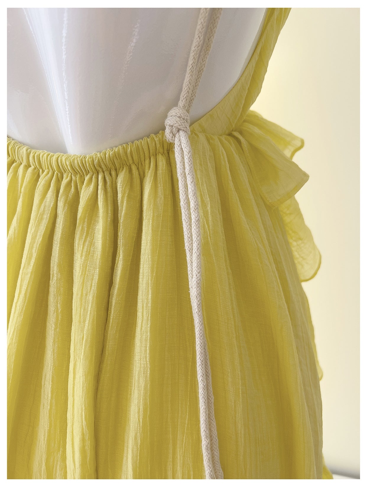 THE OCEAN MUSE DRESS - YELLOW