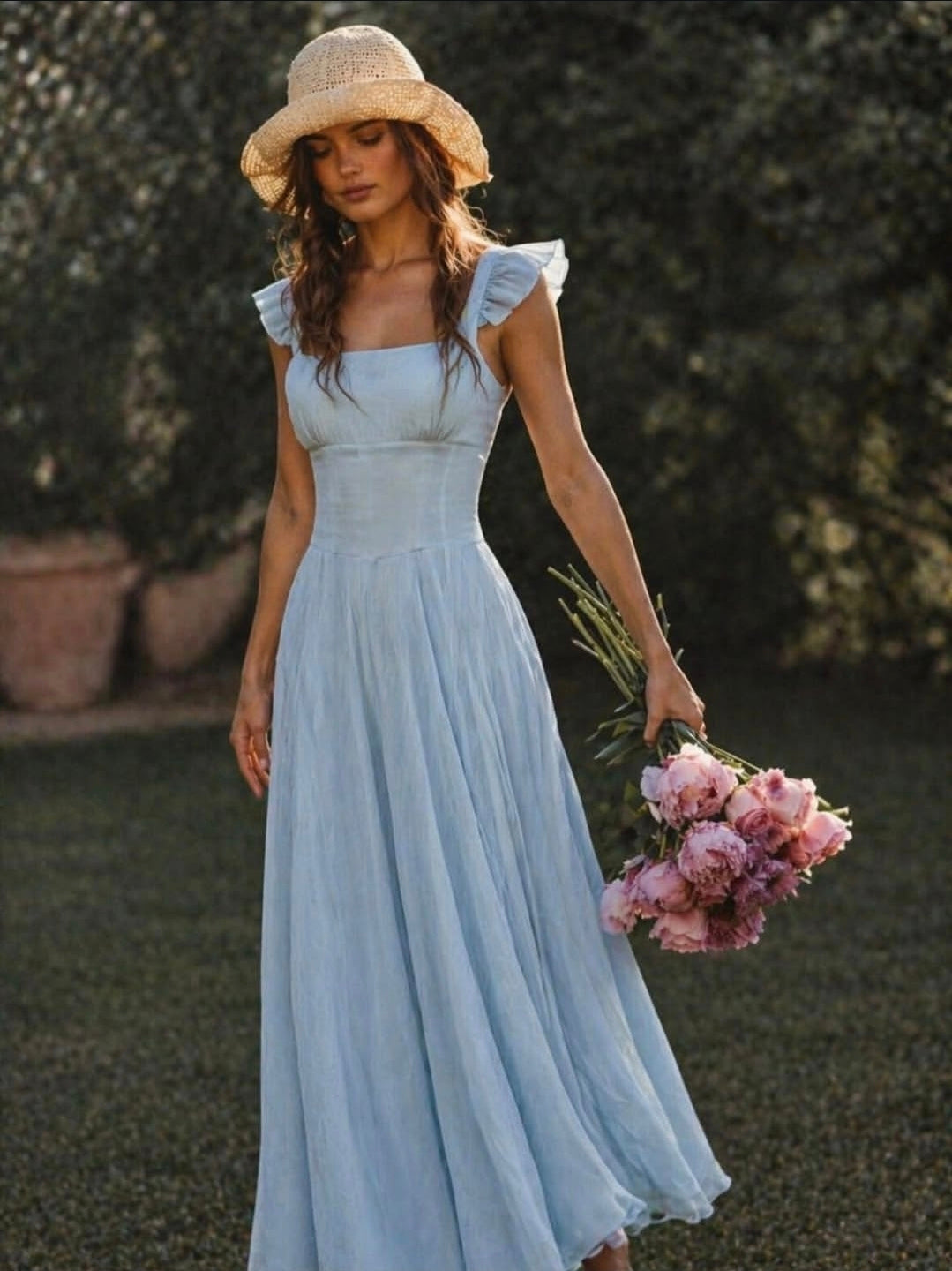 ISELLE DRESS - BLUE