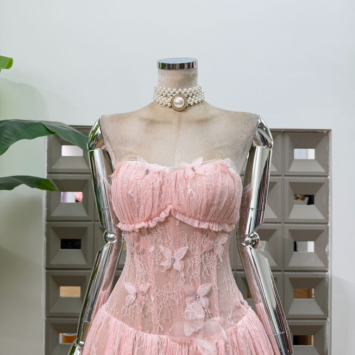 ÉLISE LACE DRESS - PINK