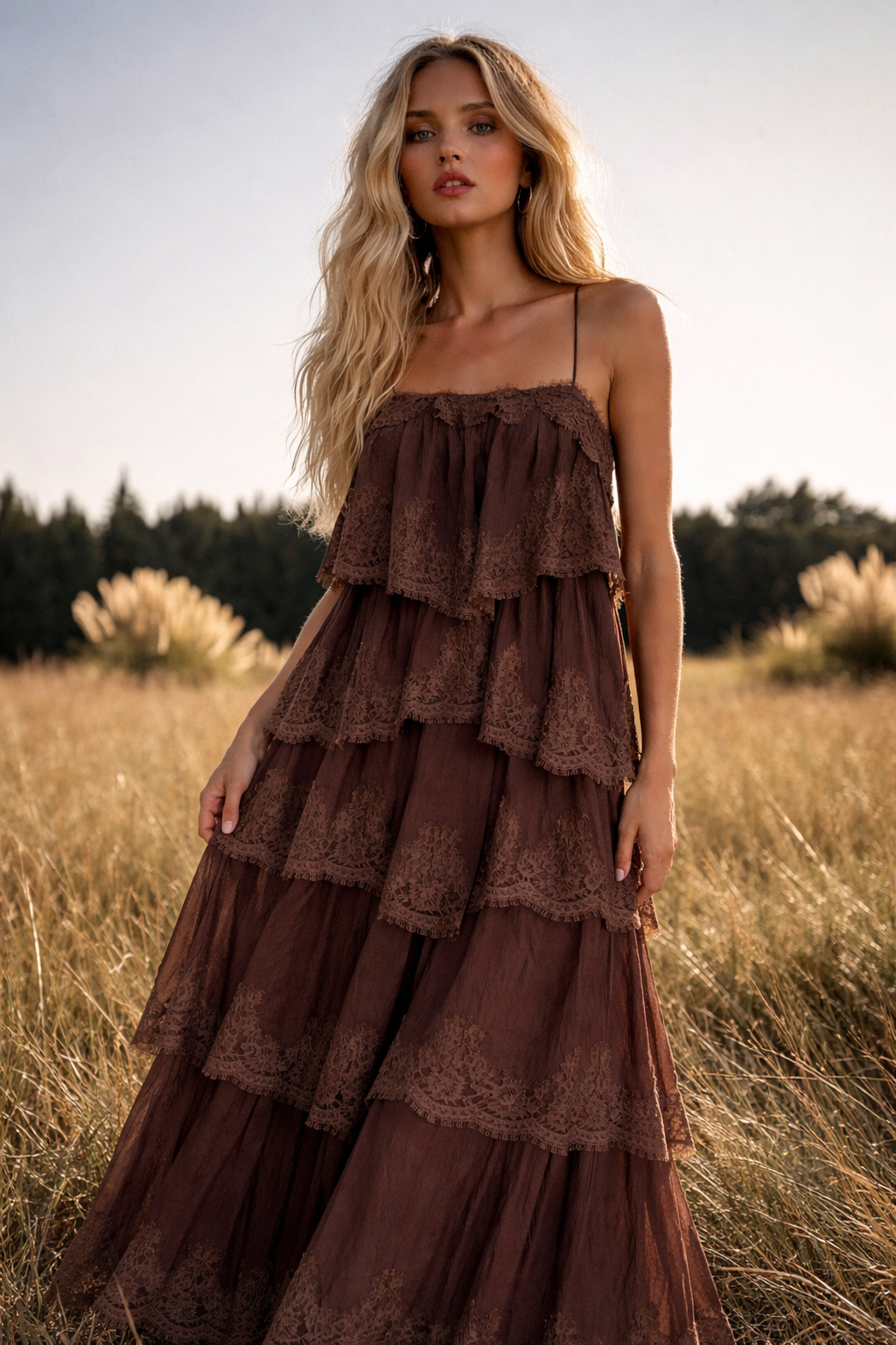 WHISPER MAXI - BROWN