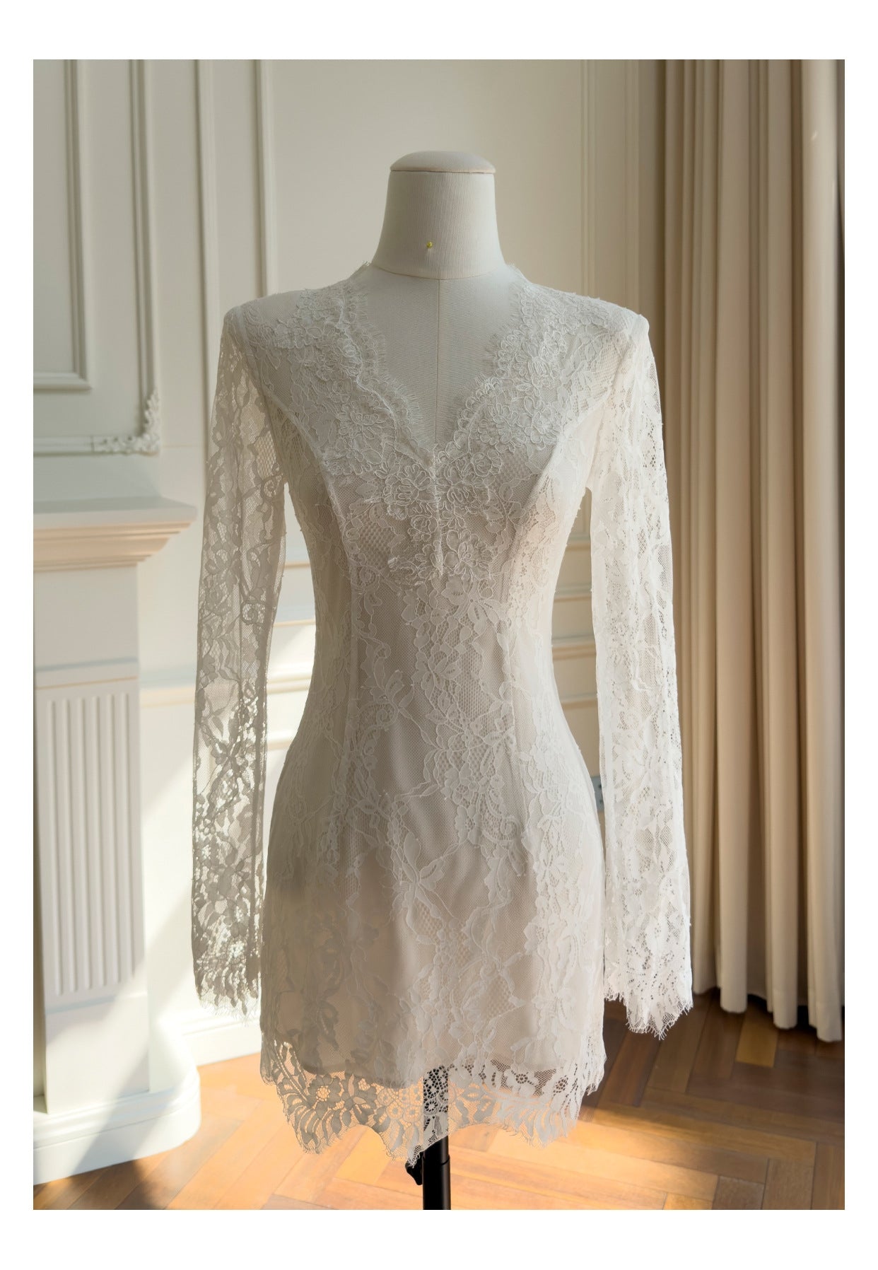 THE CELESTE LACE CORSET DRESS