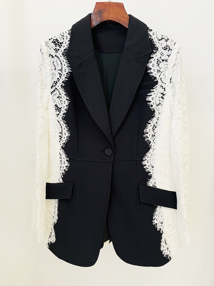 NOIR LACE BLAZER