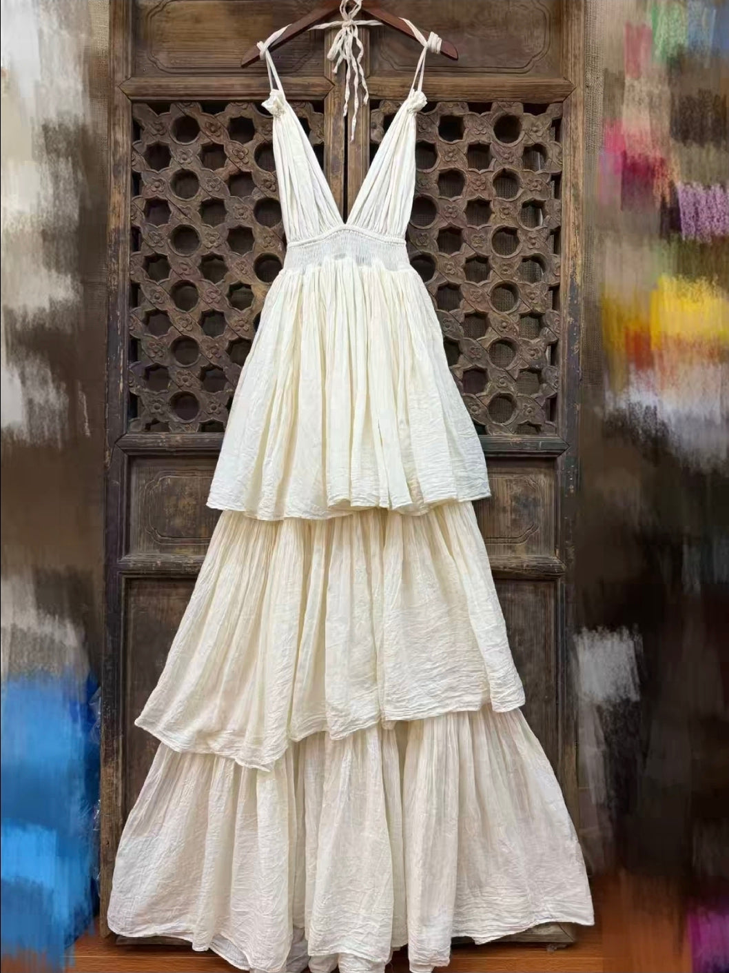 BIANCA CASCADE DRESS