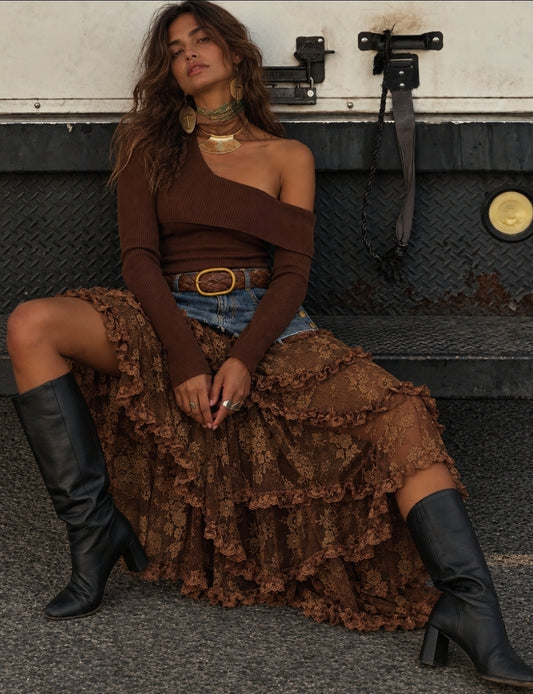 THE WILDHEART LACE SKIRT