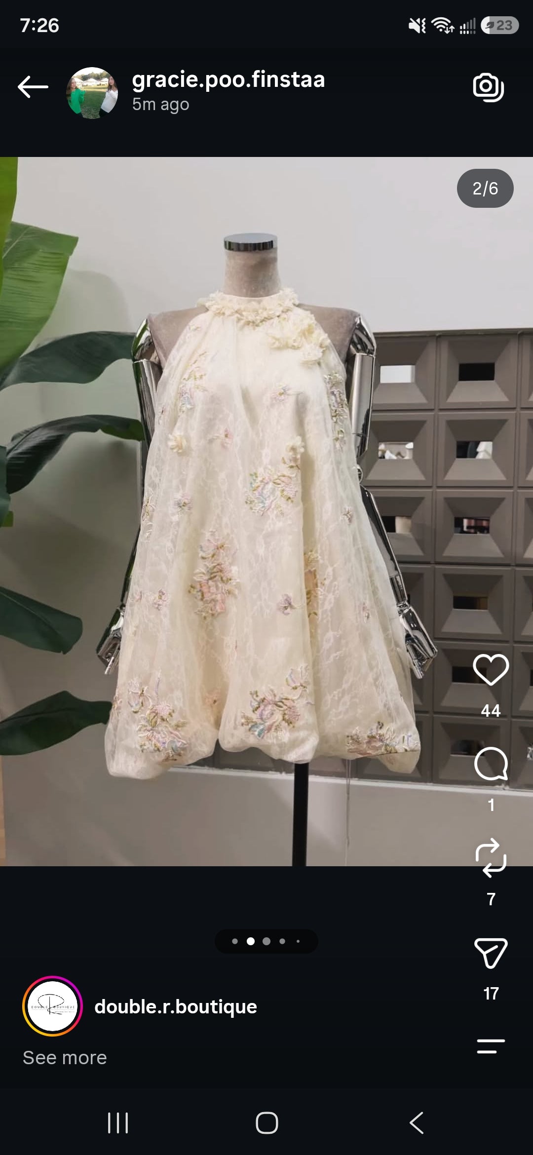 CAMELLIA WHISPER DRESS