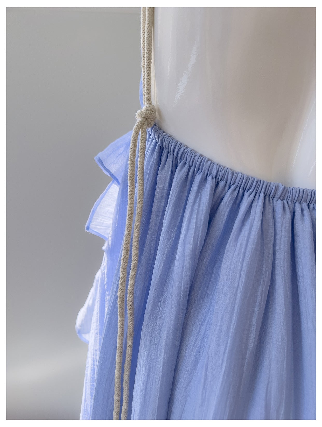 THE OCEAN MUSE DRESS - BLUE