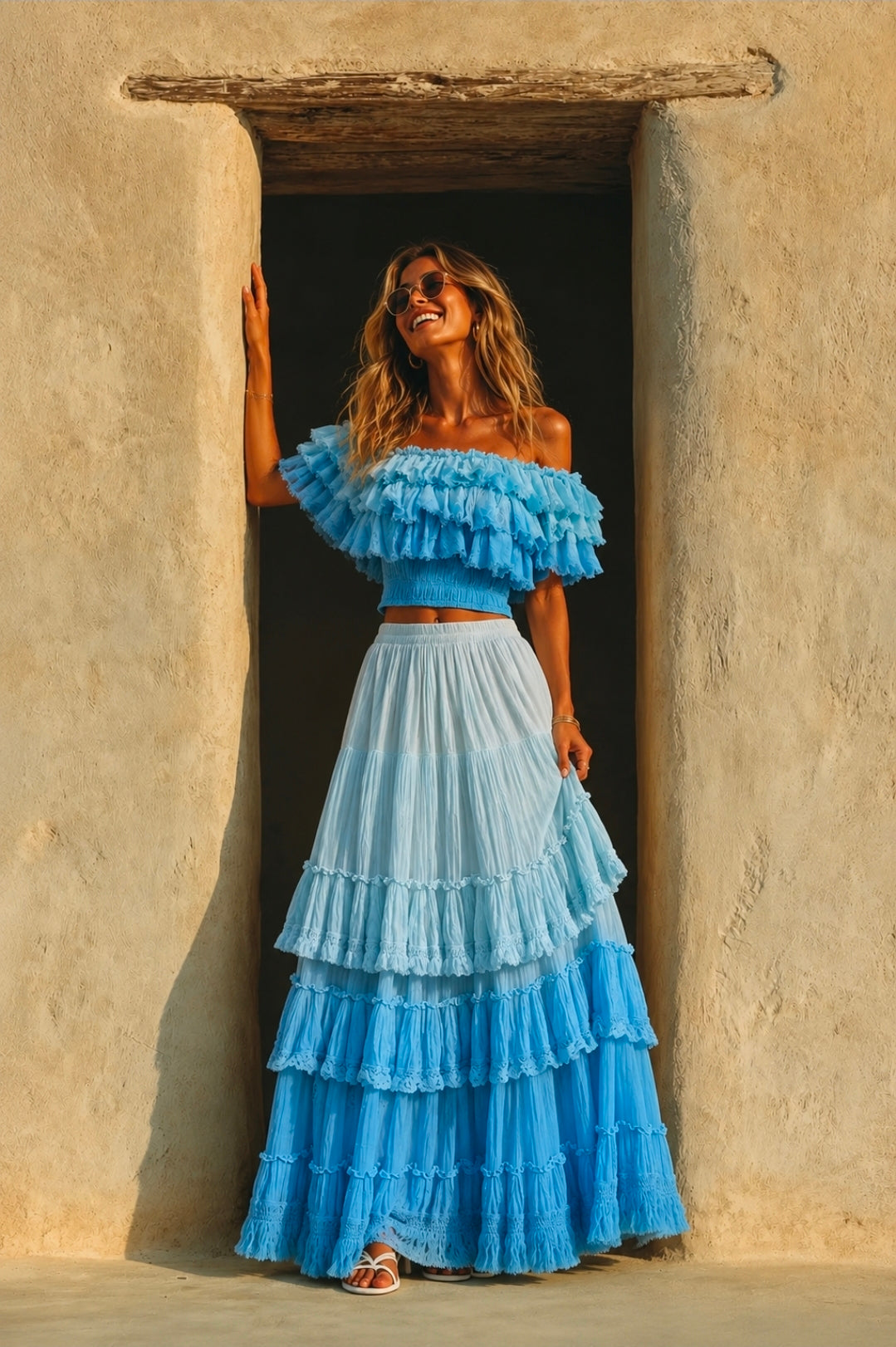OCEAN WHISPER SET - SKIRT