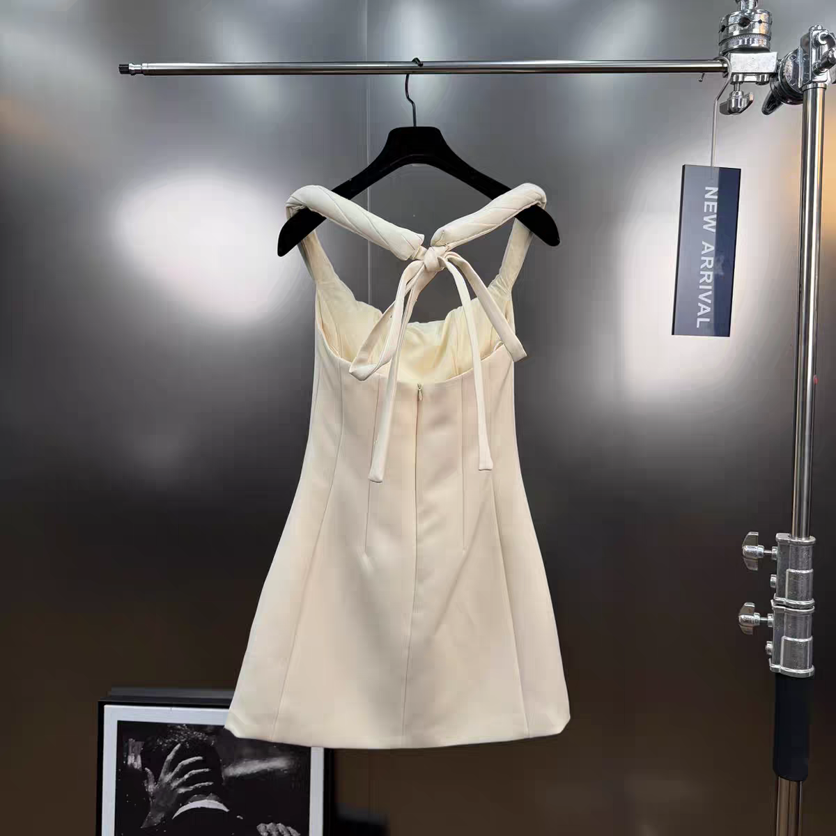 IVORY WHISPER MINI DRESS