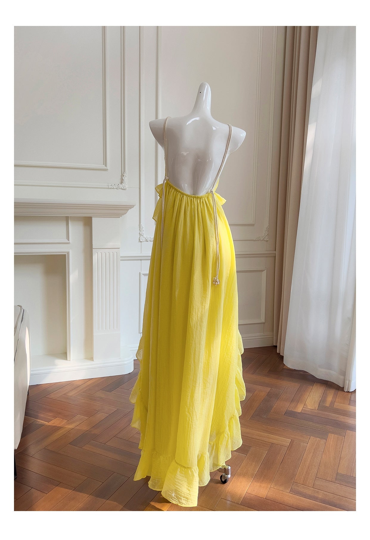 THE OCEAN MUSE DRESS - YELLOW