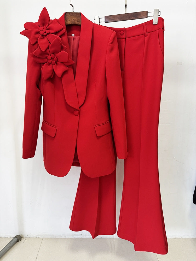 SCARLET BLOOM SUIT