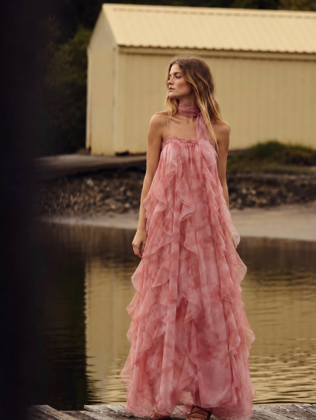 ROSÉ WHISPER DRESS