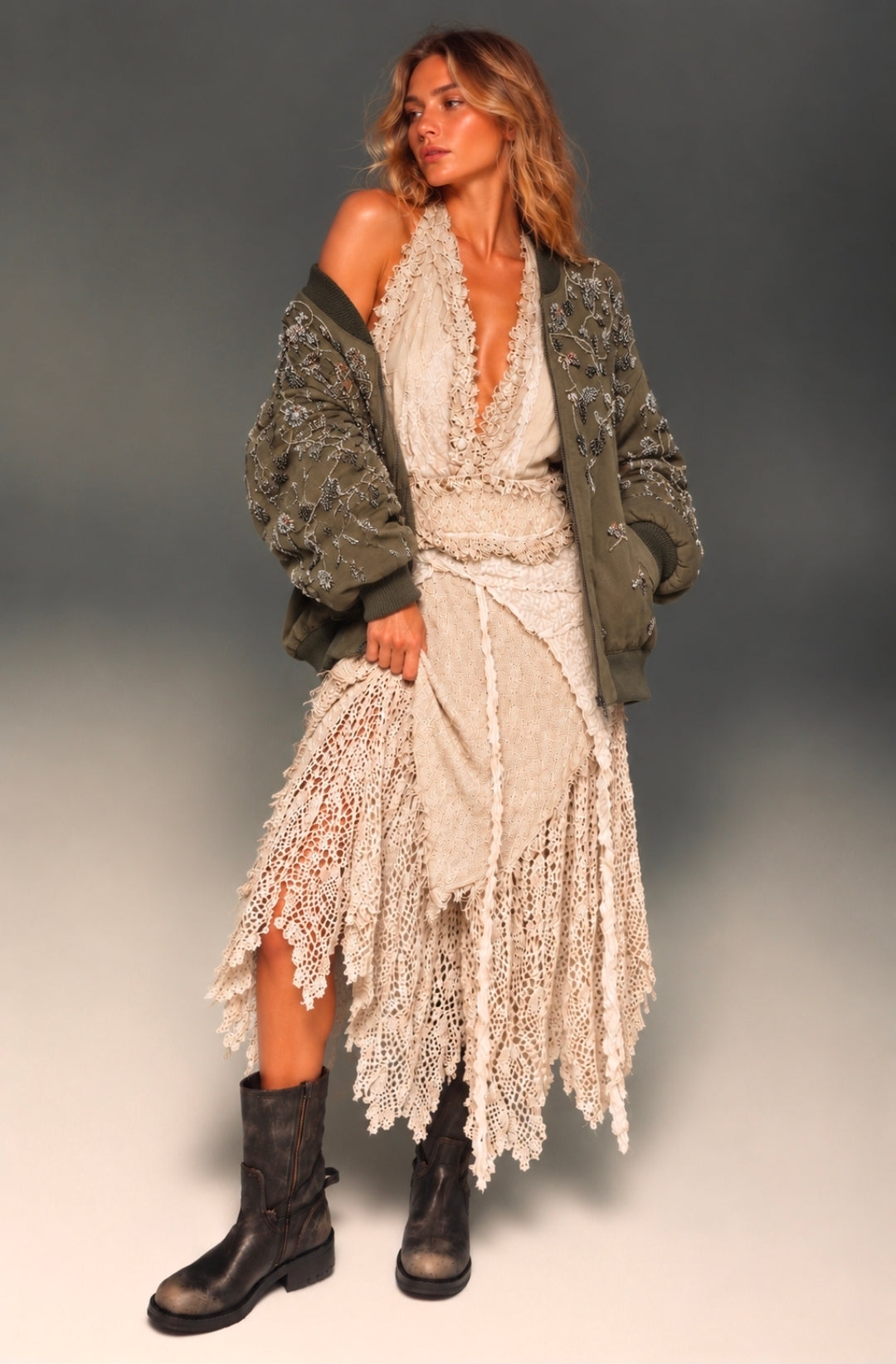 THE ISOLDE LACE DRESS