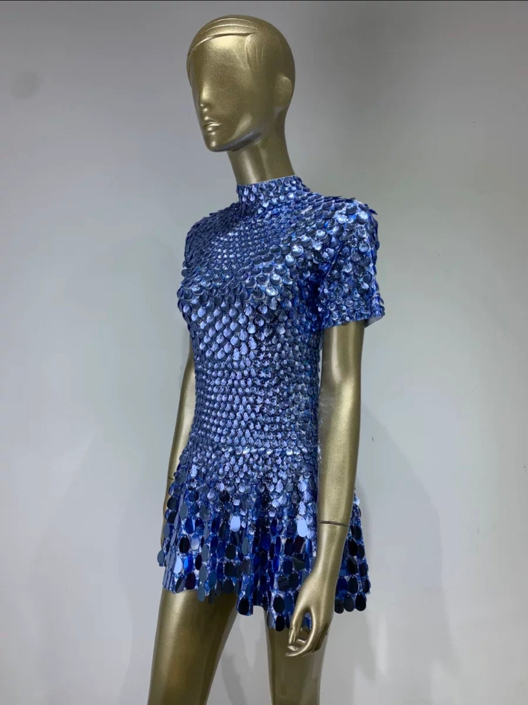 ÉLYSÉE EMBELLISHED MINI - BLUE
