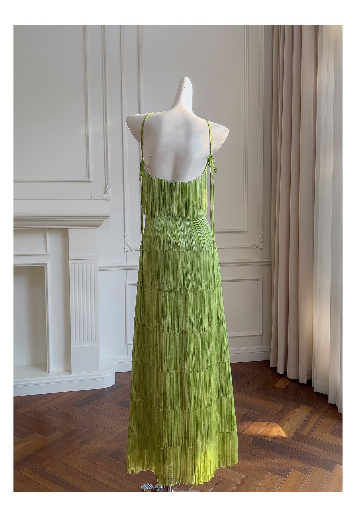 VERDE CASCADE DRESS